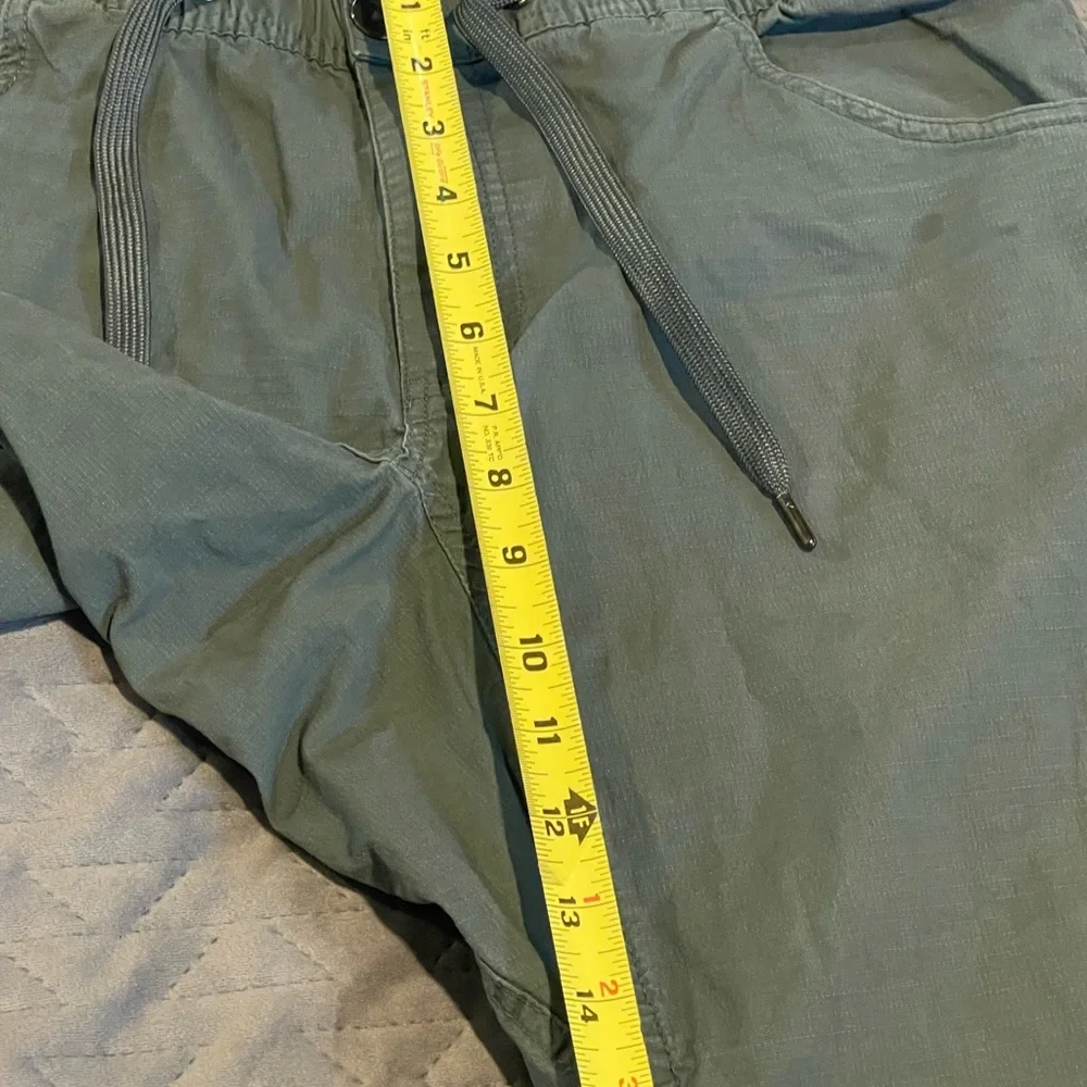 Bylt drawstring pants mens size large green‎ pre-owned condition